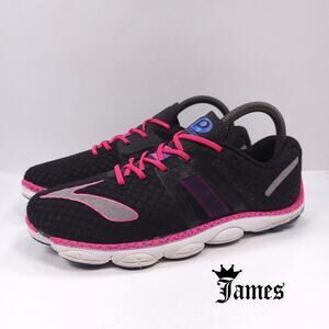 Brooks Pure Connect 4 Athletic Running Shoe Womens Size 7.5 1201761B051 Black